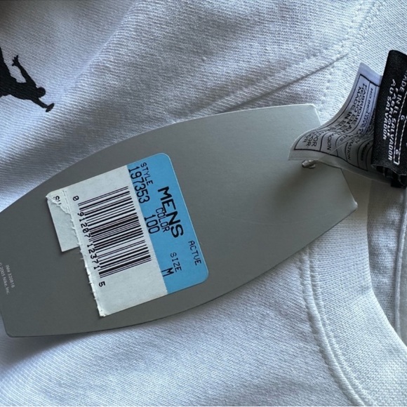 VINTAGE NEW NIKE AIR JORDAN WHITE LASER 4 BACK GRAPHIC T-SHIRT SIZE M - Picture 6 of 7